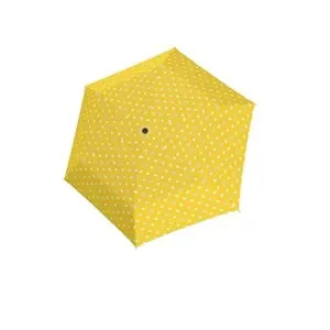Doppler KIDS MINI DOTS - dětský skládací deštník, žlutá, puntík žlutá