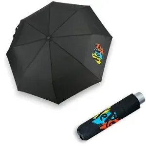 Doppler Mini Light Kids Black Hero - dětský skládací deštník černá