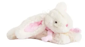 Plyšový zajíček Lapin Bonbon Doudou et Compagnie růžový 20 cm v dárkovém balení od 0 měsíců