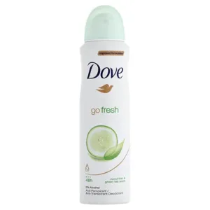 Dove Antiperspirant ve spreji Go Fresh s vůní okurky a zeleného čaje (Cucumber & Green Tea Scent) 150 ml