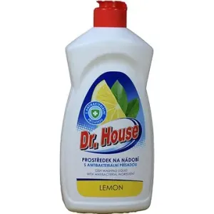 DR. HOUSE s antibakteriální přísadou na mytí nádobí Lemon 500 ml