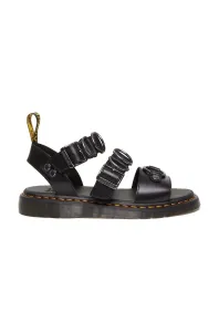 Kožené sandály Dr. Martens Gryphon Alt dámské, černá barva, DM30747001 #4688646