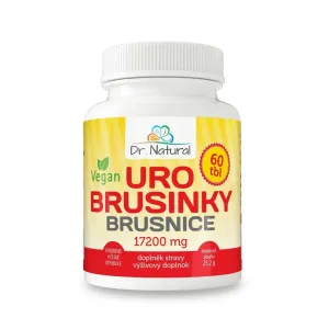 Dr.Natural URO - Brusinky 17200 mg, 60 tbl