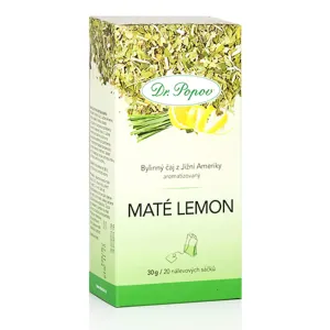 Dr. Popov Čaj maté lemon 30 g (20 x 1,5 g) #1155693