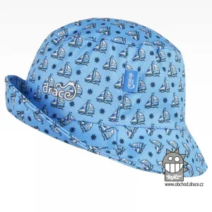 Funkční letní klobouk Dráče - Florida 18, světle modrá, lodičky Barva: Modrá světle, Velikost: 50-52