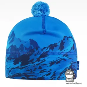 Chlapecká zimní funkční čepice Dráče - Flavio 105, modrá Barva: Modrá, Velikost: S 50-52