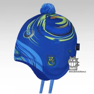 Chlapecká zimní funkční čepice Dráče - Polárka 13, modrá Barva: Modrá, Velikost: 48-50