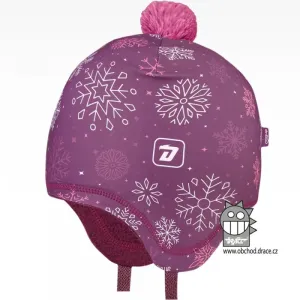 Dívčí zimní funkční čepice Dráče - Polárka 28, fialová Barva: Fialová, Velikost: 46-48