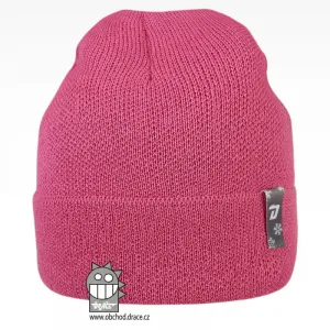 Merino pletená čepice Dráče - Urban 08, růžová Barva: Růžová, Velikost: 52-54