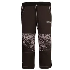 Kalhoty softshell - vzor 19 - černá - kostky