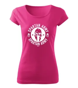 DRAGOWA dámske krátke tričko Archelaos, růžová 150g/m2 - XL