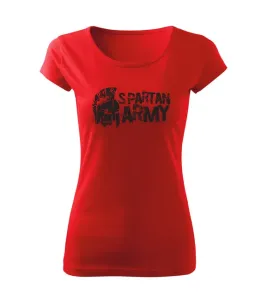 DRAGOWA dámske krátke tričko Aristón, červená 150g/m2 - L