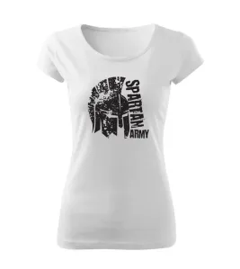 DRAGOWA dámske krátke tričko León, bílá 150g/m2 - L