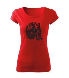 DRAGOWA dámske krátke tričko León, červená 150g/m2 - XXL
