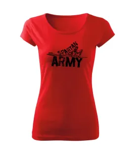 DRAGOWA dámske krátke tričko Nabis, červená 150g/m2 - M