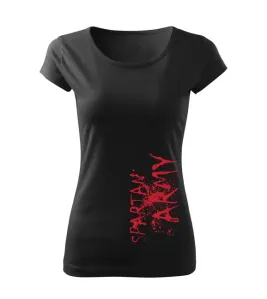 DRAGOWA dámske krátke tričko RedWar, černá 150g/m2 - XXL