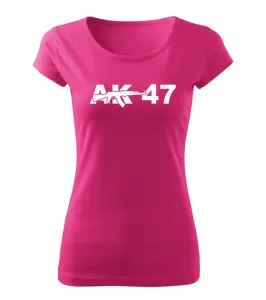 DRAGOWA dámské tričko ak47, růžová  150g/m2 - L #4273771