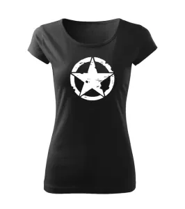 DRAGOWA dámské tričko star, černá 150g/m2 - XXL #4274078