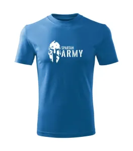 DRAGOWA Dětské krátké tričko Spartan army, modrá - 8let/134cm #4274541
