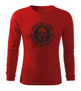 DRAGOWA Fit-T tričko s dlouhým rukávem Archelaos, červená 160g / m2 - XL