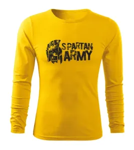 DRAGOWA Fit-T tričko s dlouhým rukávem Aristón, žlutá 160g / m2 - M #4274749