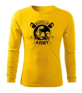 DRAGOWA Fit-T tričko s dlouhým rukávem muscle army original, 160g / m2 - XXL