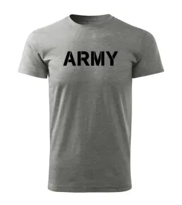 DRAGOWA krátké tričko Army, šedá 160g/m2 - XS