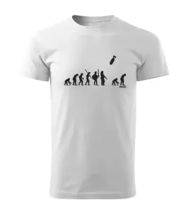 DRAGOWA krátké tričko evoluce, bílá 160g/m2 - L