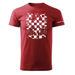 DRAGOWA krátké tričko orlice, červená 160g/m2 - XXL