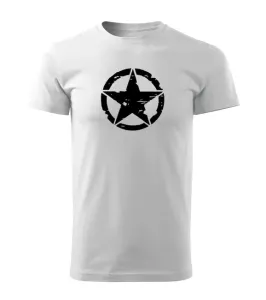 DRAGOWA krátké tričko star, bílá 160g/m2 - L
