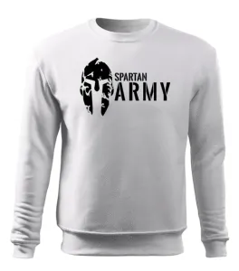 DRAGOWA pánská mikina spartan army, bílá 300g / m2 - S #4277582