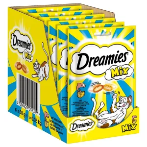 Dreamies Mix pochoutka,  60 g - losos & sýr (3 x 60 g)