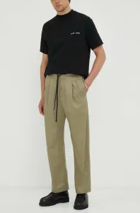 Kalhoty Drykorn pánské, zelená barva