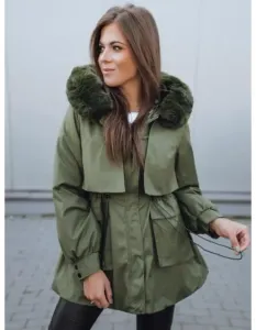 Dámská zimní bunda s kapucí TAYLOR zelená
