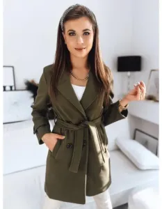Dámský kabát MOLI olivově zelený