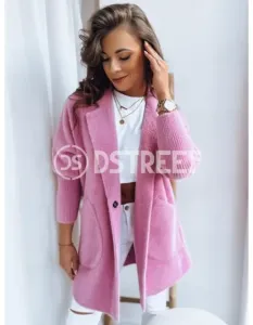 Dámský kabát z alpaky RITA II růžový