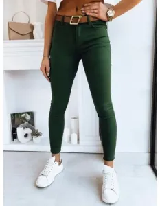 Dámské džínové kalhoty LODGE tmavě zelené