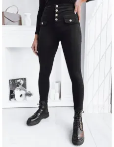Dámské džínové kalhoty SKULL černé