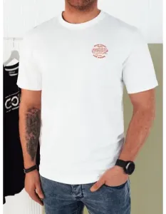 Pánské tričko s potiskem bílé #5992701