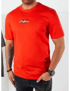 Pánské tričko s potiskem oranžové #5992706