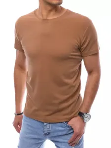 Dstreet Jednoduché kamelové tričko #5986067