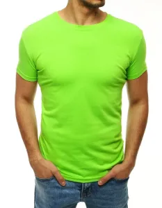 Buďchlap Jednoduché tričko v limetkové barvě #1923009