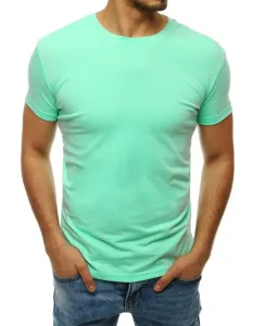 Dstreet Jednoduché tričko v mátové barvě #5986064
