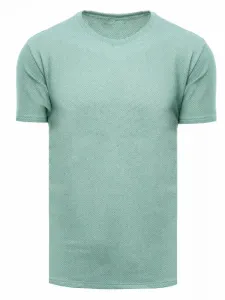 Buďchlap Módní světle zelené tričko s krátkým rukávem #1924235