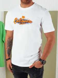 Dstreet Originální bílé tričko s nápisem #6161210