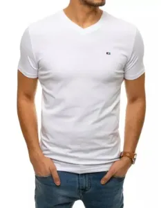 Pánské tričko bez potisku bílé BASIC