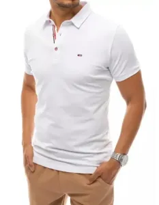 Pánské tričko pólo bílé