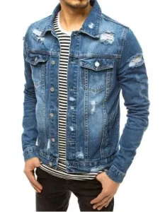Pánská džínová bunda modrá #1356970