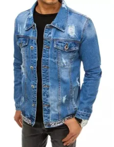 Pánská džínová bunda modrá #1357018