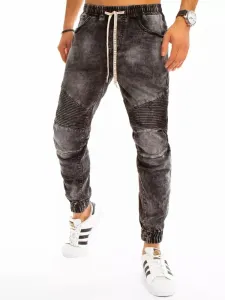 Buďchlap Trendové tmavě-šedé džíny #1920489